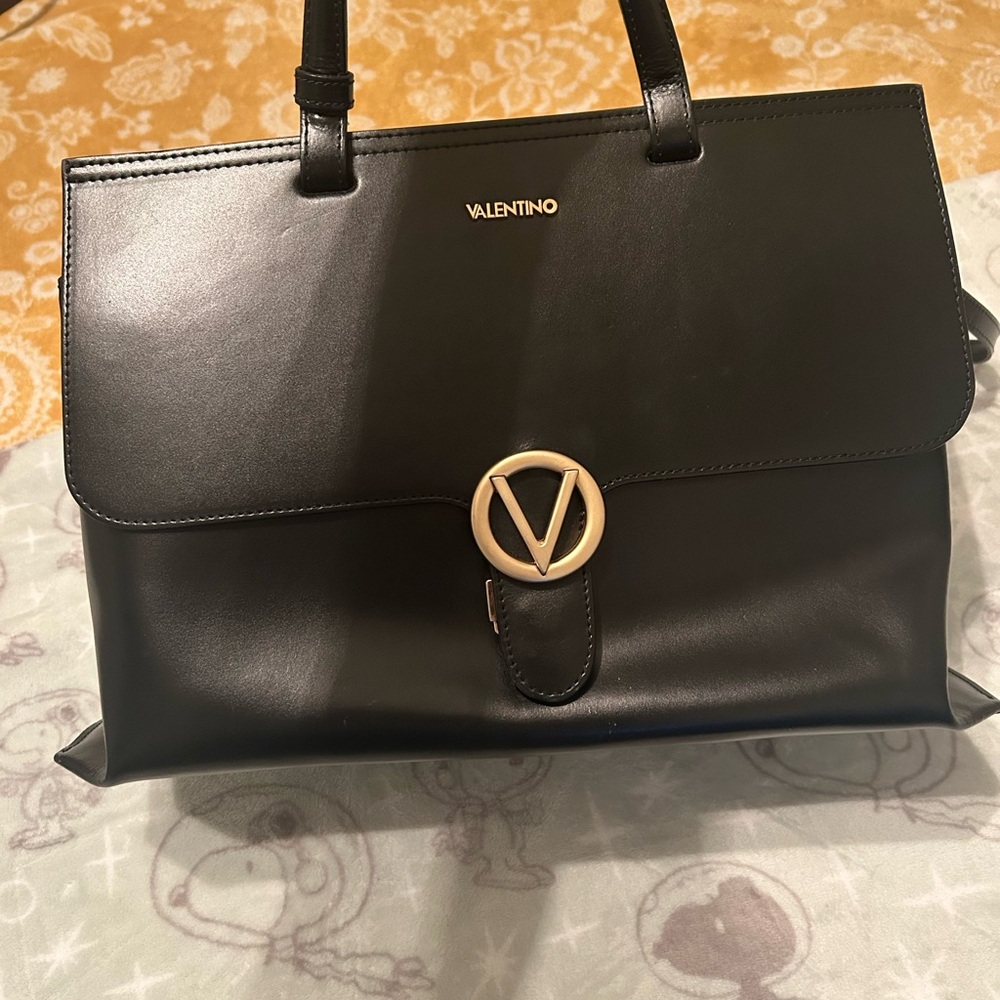 Valentino Black Leather Handbag